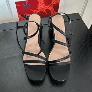 Strappy heeled sandals urban outfitters